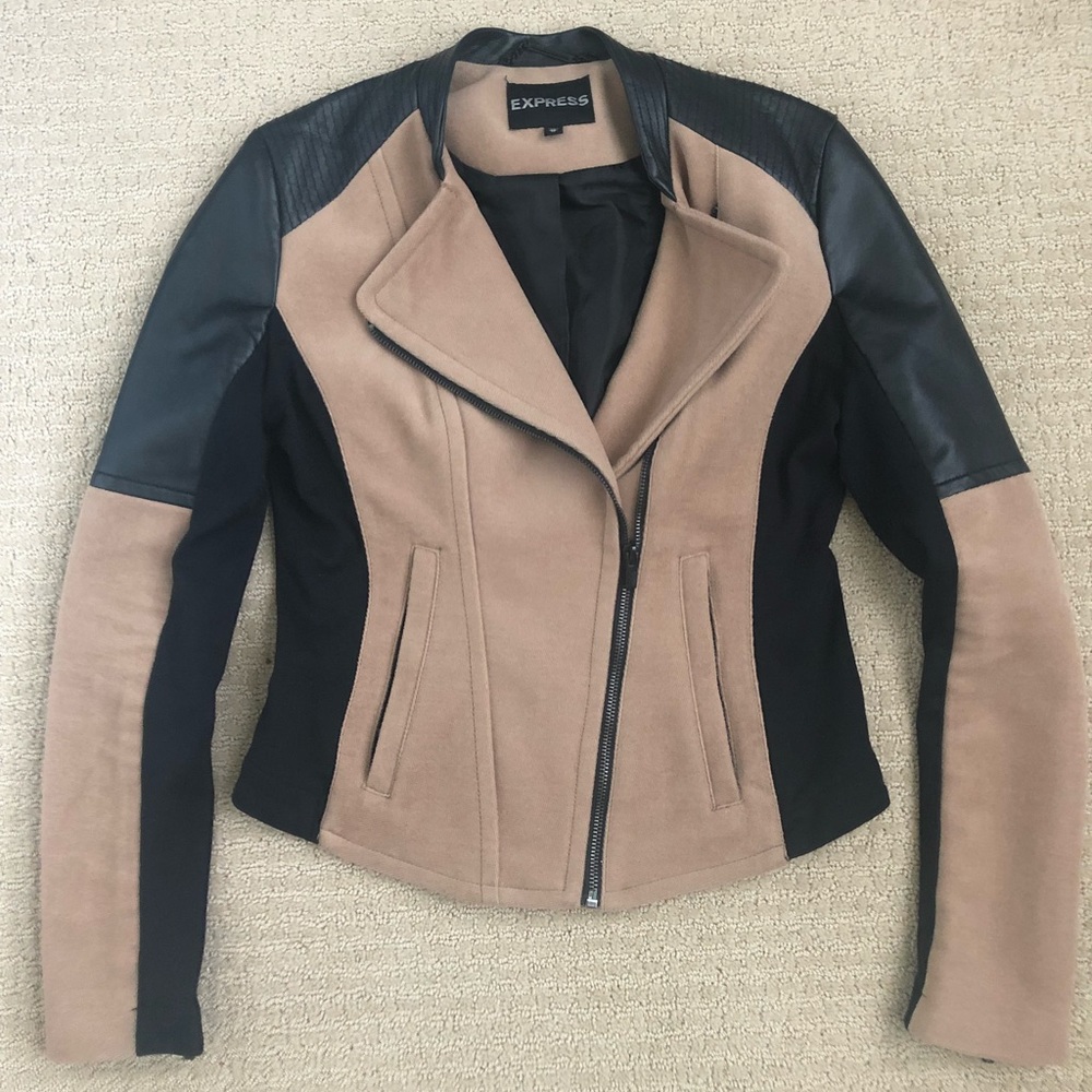 Express faux leather jacket